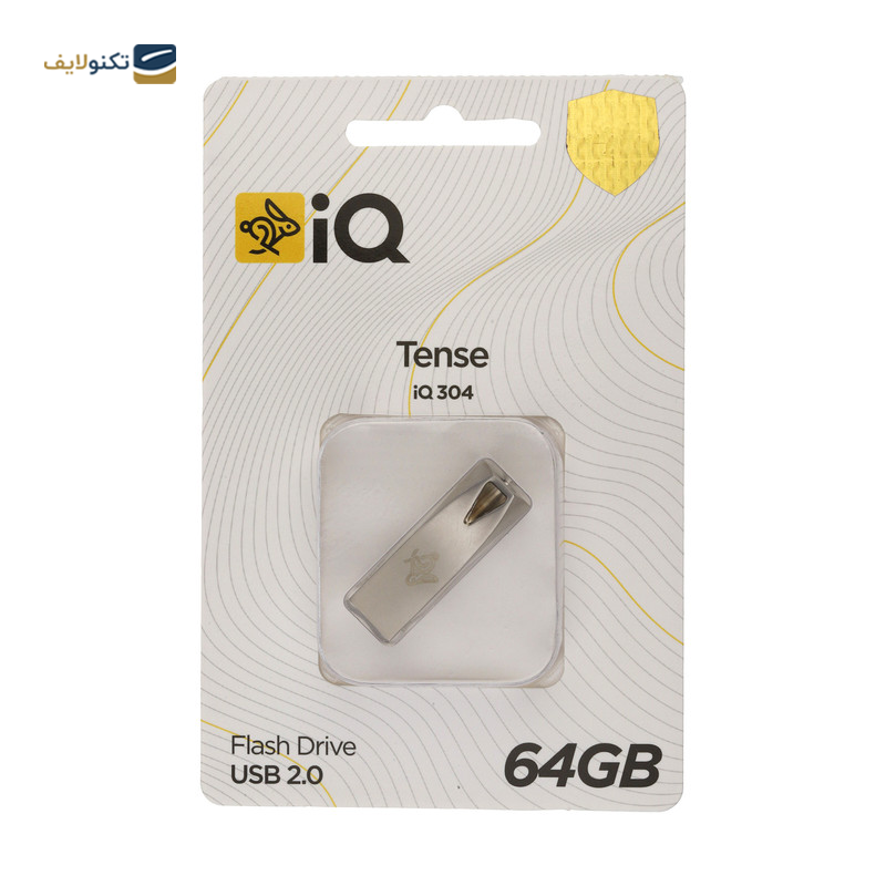 فلش مموری آی کیو مدل Tense IQ304 ظرفیت 64 گیگابایت - IQ Tense IQ304 Flash Memory - 64GB