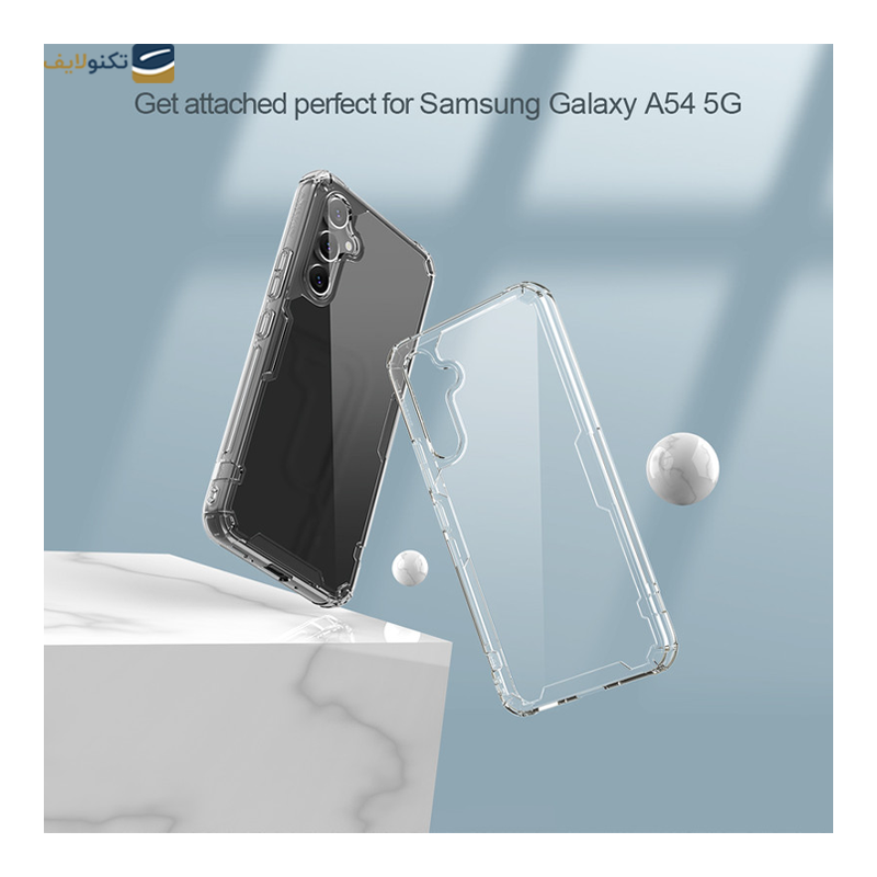 قاب گوشی سامسونگ Galaxy A54 نیلکین مدل Nature TPU Pro - Nillkin Nature TPU Pro Cover For Samsung Galaxy A54