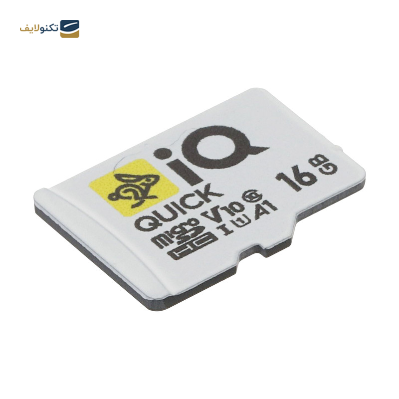 کارت حافظه‌ microSDHC آی کیو کلاس 10 استاندارد U1 مدل V10 A1 ظرفیت 16 گیگابایت - IQ Memory Card V10 A1 MicroSDHC U1 Class 10 - 16GB