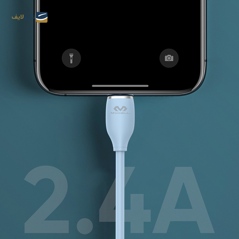 کابل تایپ سی به لایتنینگ میسل مدل VQ-D09 طول 1.5 متر - Miccell VQ-D09 USB-C to Lightning cable 1.5m