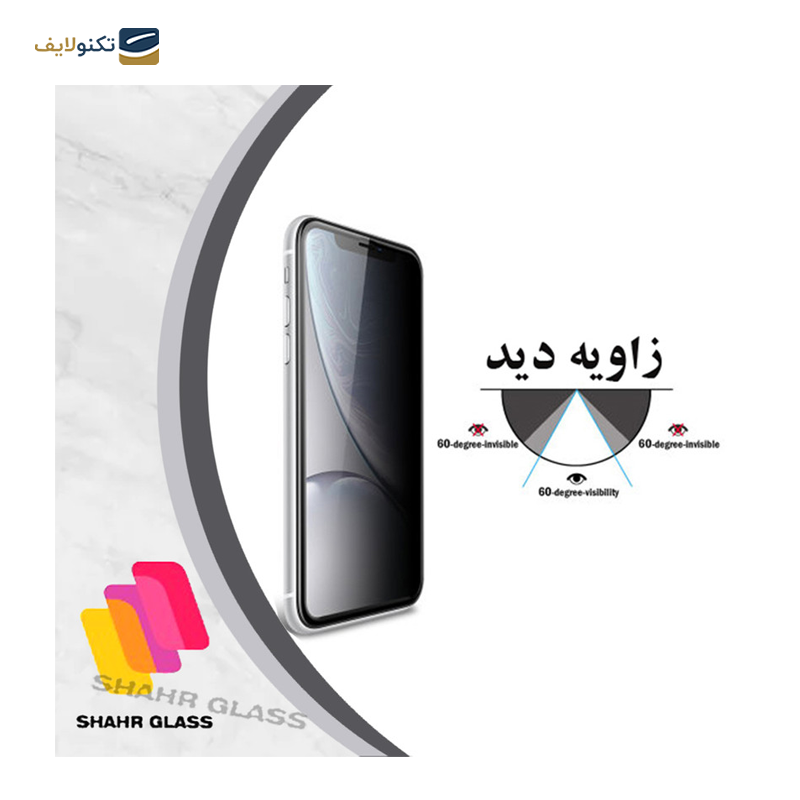 گلس گوشی شیائومی Redmi Note 12 Pro 4G شهر گلس پرایوسی مدل PFSR - Shahr glass PFSR privacy Screen Protector for Xiaomi Redmi Note ۱۲ Pro ۴G