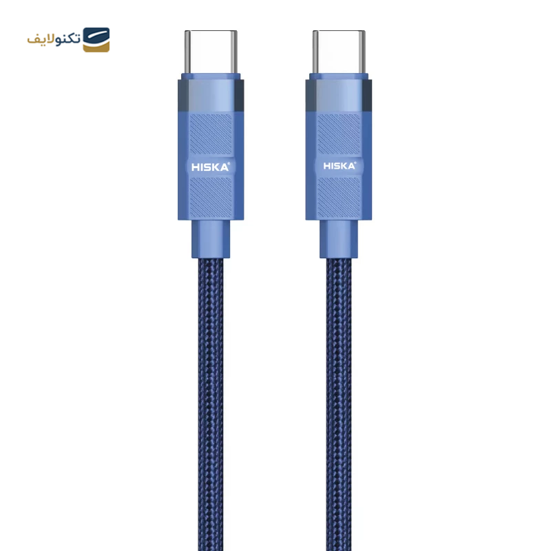 کابل دو سر تایپ سی هیسکا مدل LX-25CC طول 1.2 متر - Hiska LX-25CC USB-C to USB-C cable 1.2m