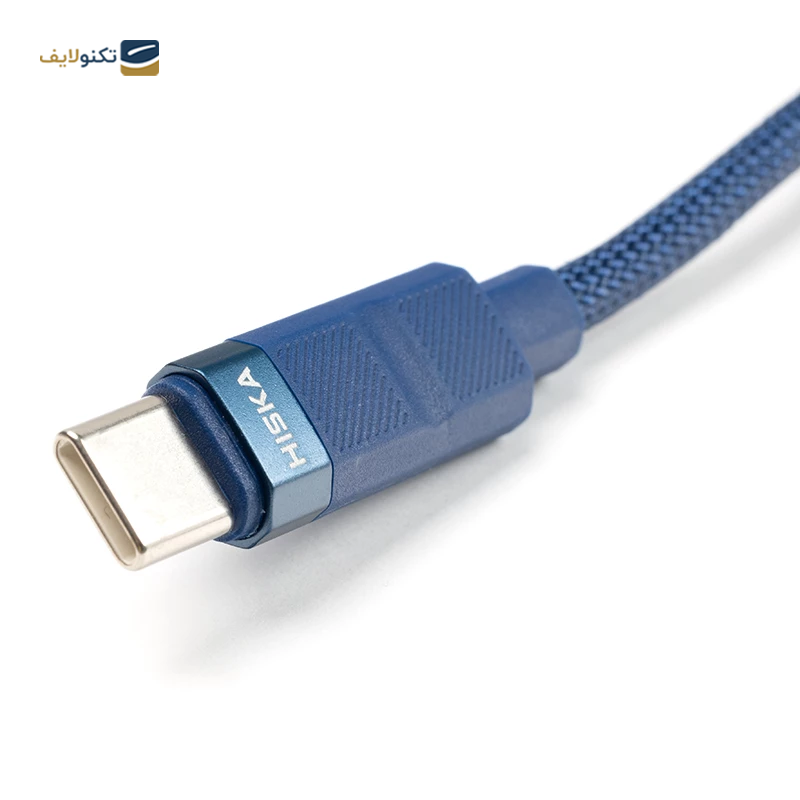 کابل دو سر تایپ سی هیسکا مدل LX-25CC طول 1.2 متر - Hiska LX-25CC USB-C to USB-C cable 1.2m