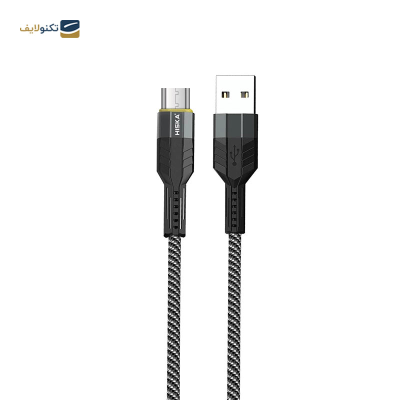 کابل میکرو یو اس بی هیسکا مدل LX-305M طول 2 متر - Hiska LX-305M MicroUSB to USB cable 2m