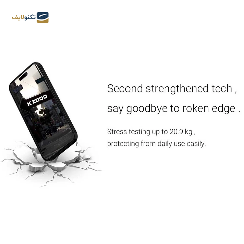 گلس گوشی اپل iPhone 14 Pro کی-زد دوو مدل Anti-Dust - KZDOO Anti-Dust iPhone 14 Pro Screen Protector