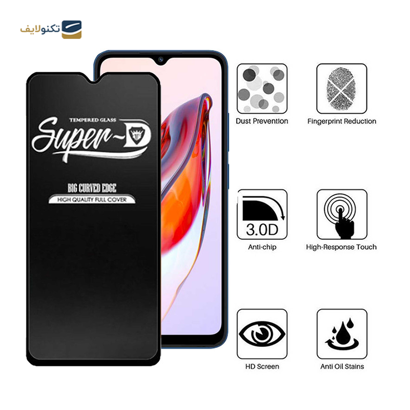 گلس گوشی شیائومی Redmi 12C - 10C اپیکوی مدل Super 5D  - Epicoy Super 5D Screen Protector for Xiaomi Redmi 12C - 10c