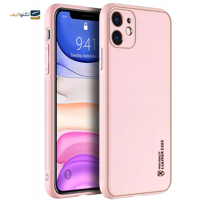 قاب گوشی اپل iPhone 12 اپیکوی مدل Leather Case - Epicoy Leather Case Cover For Apple iPhone 12