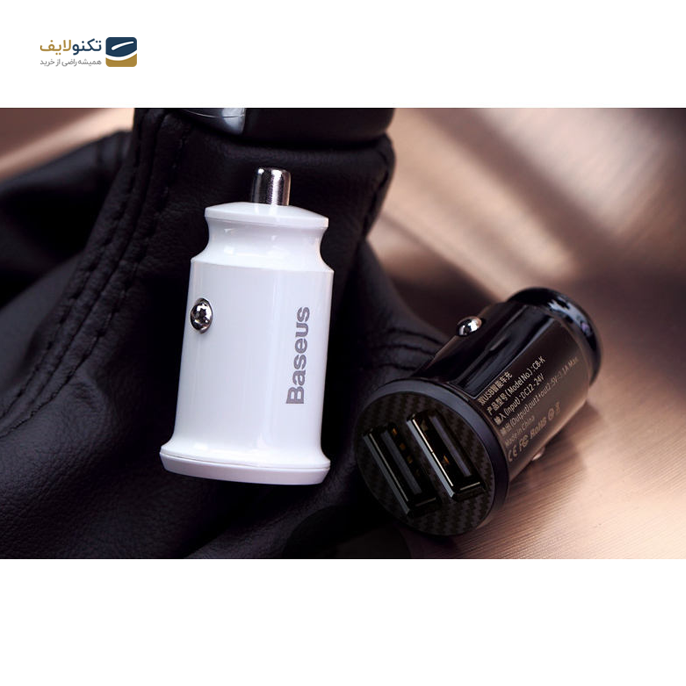  شارژر فندکی باسئوس مدل Grain - Baseus Grain Car Charger