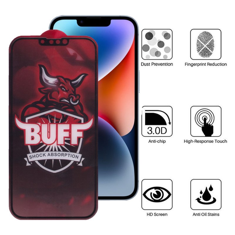 گلس گوشی اپل iPhone 14 Plus / 13 Pro Max بوف مدل Crystal Double - Buff Crystal Double iPhone 14 Plus / 13 Pro Max Screen Protector