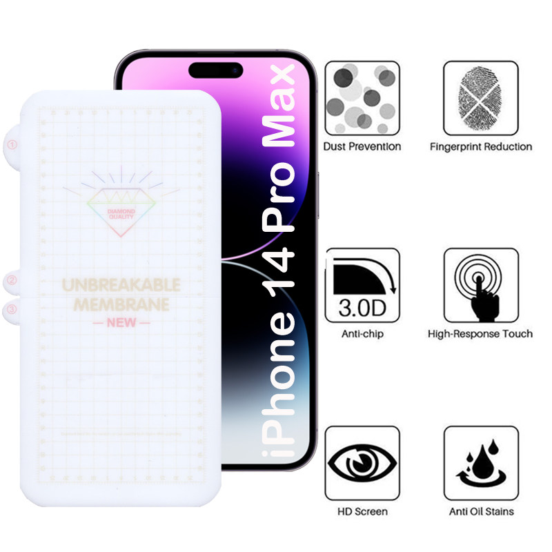 گلس گوشی اپل iPhone 14 Pro Max بوف مدل Hydrogel - Buff Hydrogel iPhone 14 Pro Max Screen Protector