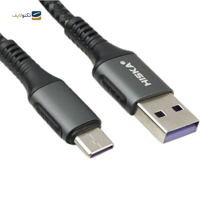 کابل تبدیل USB به USB-C هیسکا مدل LX292 طول 1 متر - Hiska LX292 USB to USB-C cable