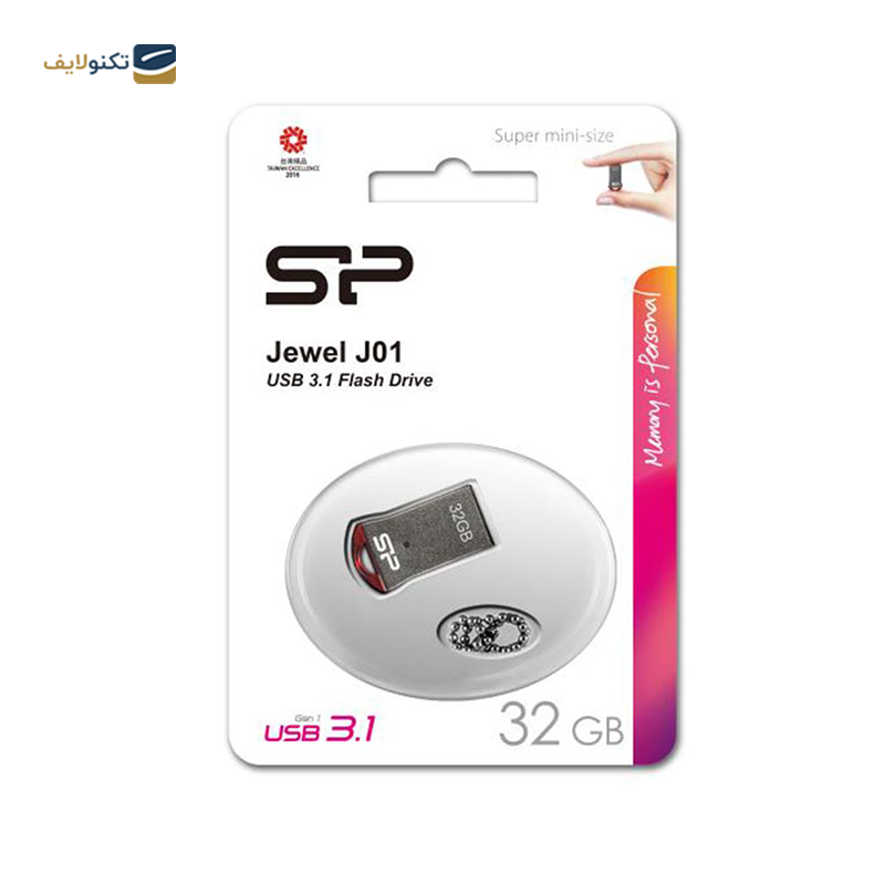 فلش مموری سیلیکون پاور مدل Jewel J01 ظرفیت 32 گیگابایت - Silicon Power Jewel J01 Flash Memory 32GB