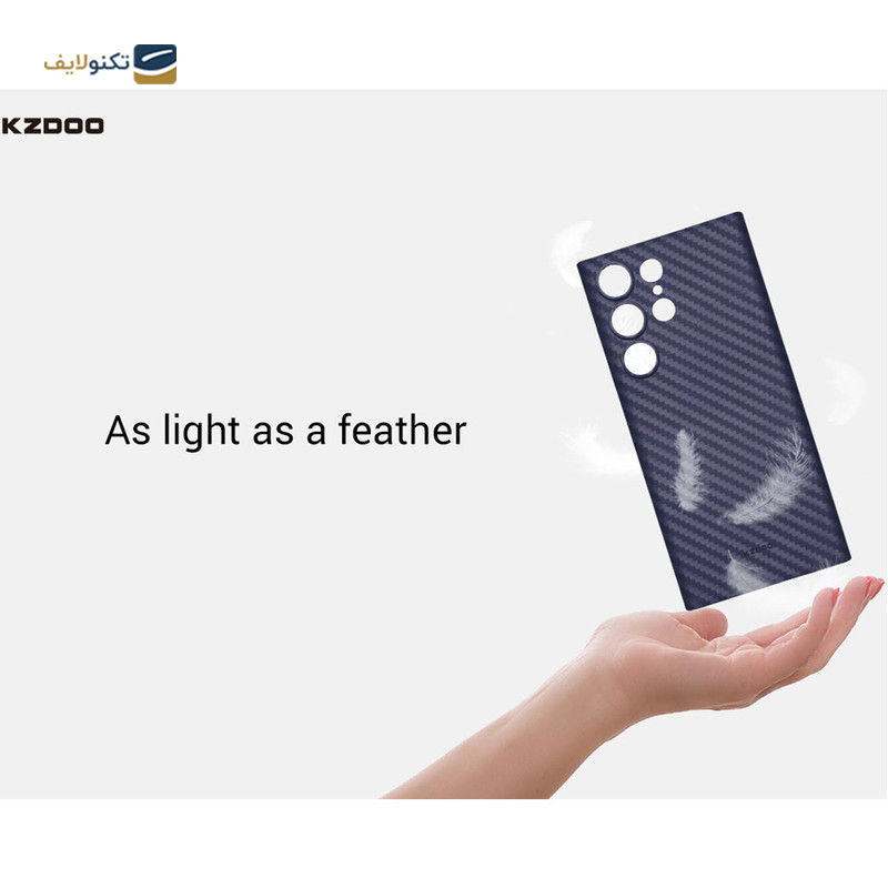 قاب گوشی سامسونگ Galaxy S23 ultra کی زد دوو مدل Air Carbon - kzdoo Air Carbon Cover For Samsung Galaxy S23 ultra