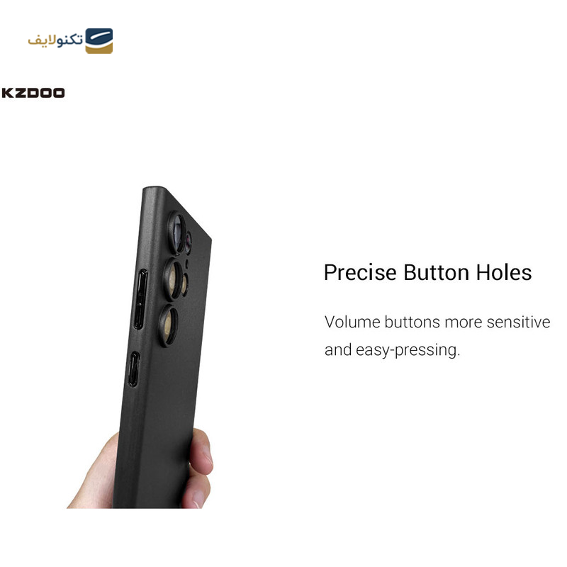 قاب گوشی سامسونگ Galaxy S23 ultra کی زد دوو مدل Air Skin - kzdoo Air Skin Cover For Samsung Galaxy S23 ultra