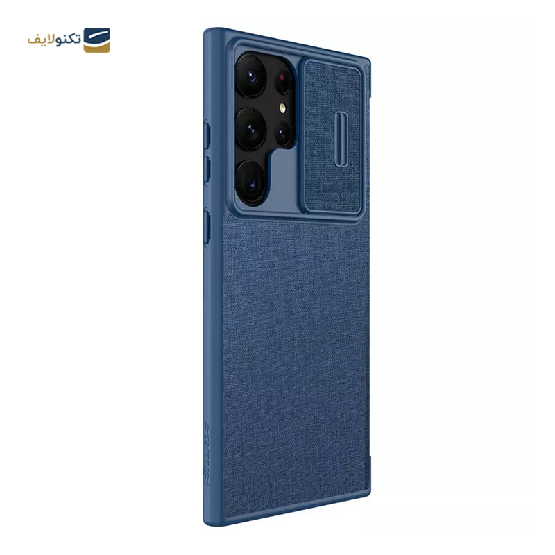 کیف کلاسوری گوشی سامسونگ Galaxy S23 Ultra نیلکین مدل Qin Pro Plain Leather Cloth - Nillkin Qin Pro Plain Leather Cloth Case For Samsung Galaxy S23 Ultra