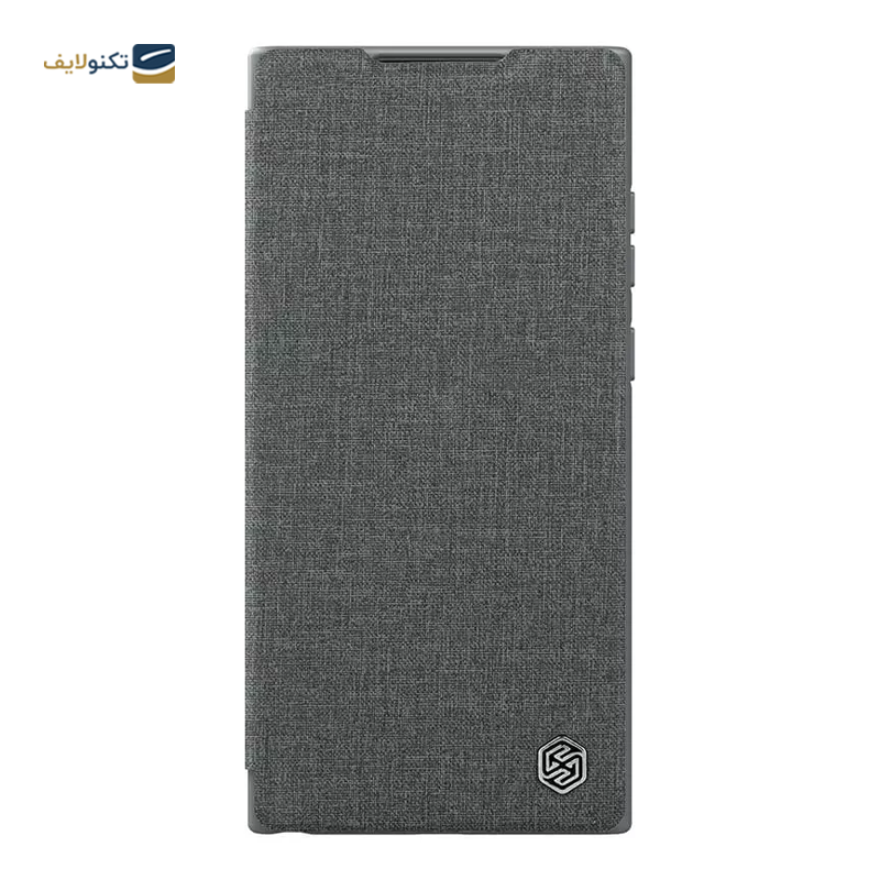کیف کلاسوری گوشی سامسونگ Galaxy S23 Ultra نیلکین مدل Qin Pro Plain Leather Cloth - Nillkin Qin Pro Plain Leather Cloth Case For Samsung Galaxy S23 Ultra