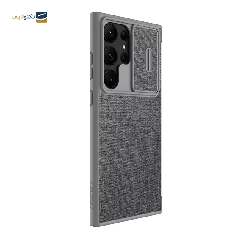 کیف کلاسوری گوشی سامسونگ Galaxy S23 Ultra نیلکین مدل Qin Pro Plain Leather Cloth - Nillkin Qin Pro Plain Leather Cloth Case For Samsung Galaxy S23 Ultra