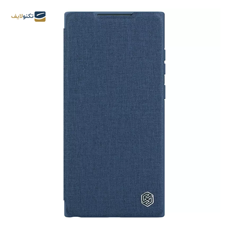 کیف کلاسوری گوشی سامسونگ Galaxy S23 Ultra نیلکین مدل Qin Pro Plain Leather Cloth - Nillkin Qin Pro Plain Leather Cloth Case For Samsung Galaxy S23 Ultra