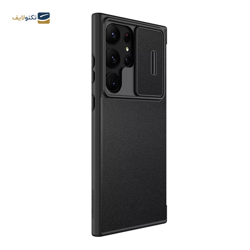 کیف کلاسوری گوشی سامسونگ Galaxy S23 Ultra نیلکین مدل Qin Pro Plain Leather Cloth - Nillkin Qin Pro Plain Leather Cloth Case For Samsung Galaxy S23 Ultra