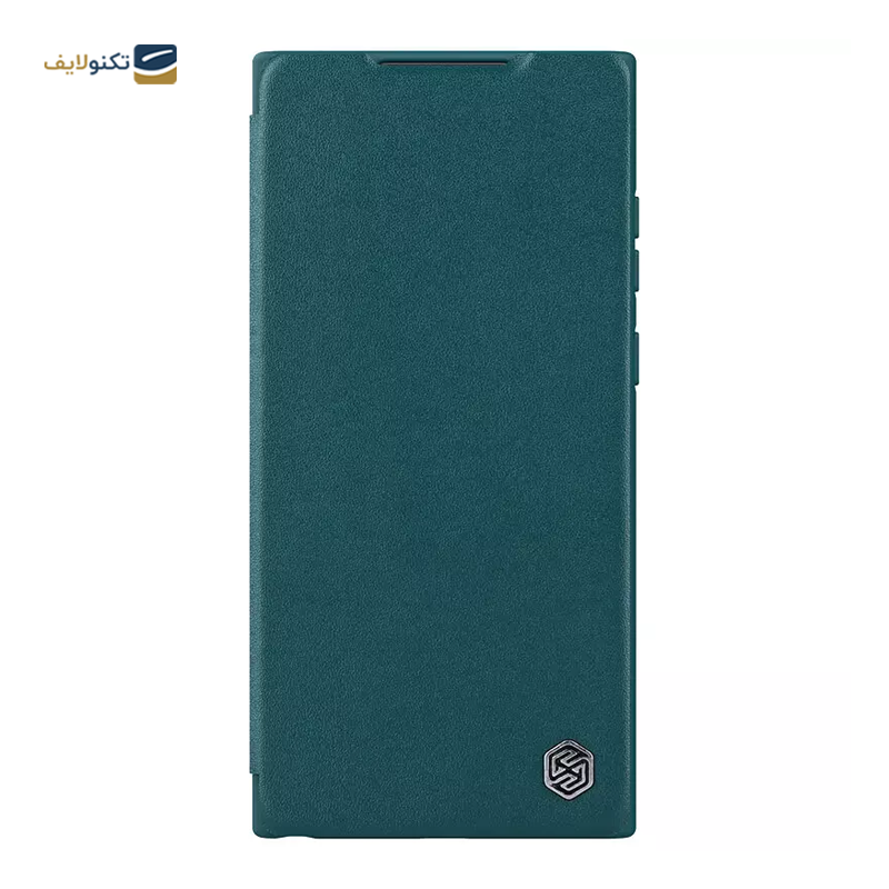 کیف کلاسوری گوشی سامسونگ Galaxy S23 Ultra نیلکین مدل Qin Pro Plain Leather Cloth - Nillkin Qin Pro Plain Leather Cloth Case For Samsung Galaxy S23 Ultra