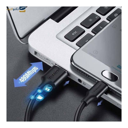 کابل میکرو USB به USB یوگرین US289 مدل 60138 طول 2 متر - UGREEN US289 60138 Micro USB Male To USB 2.0 A Male Cable 2M