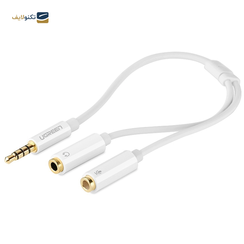 کابل AUX یوگرین AV141 مدل 10789 با تبدیل 1 به 2  - UGREEN AV141 10789 AUX Cable 2 to 1