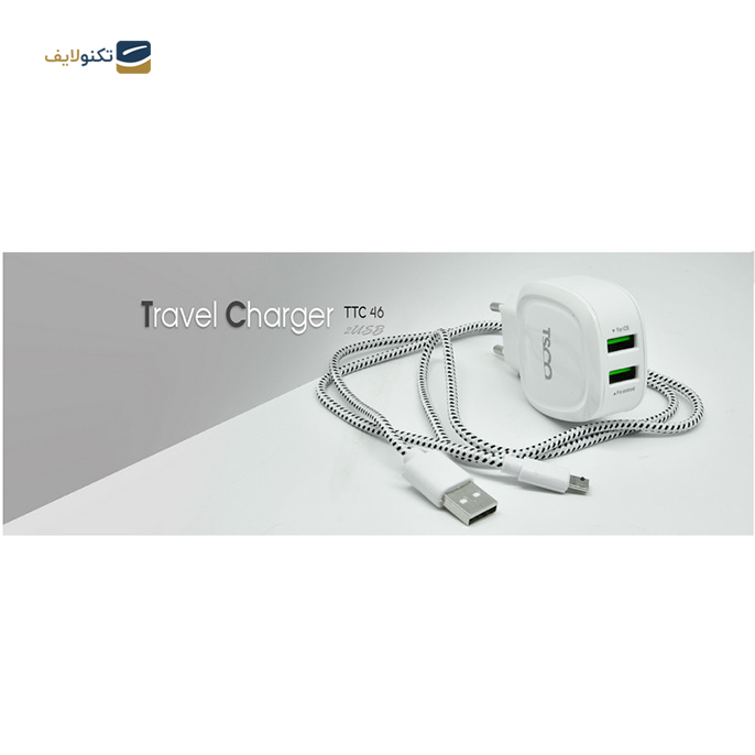 شارژر دیواری تسکو مدل TTC 46 - TSCO TTC 46 Wall Charger