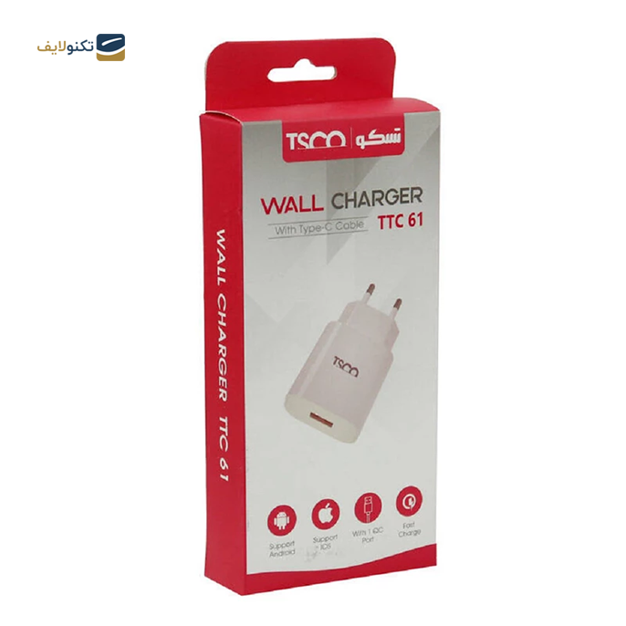 شارژر دیواری تسکو مدل TTC 61 - TSCO TTC 61 Wall Charger