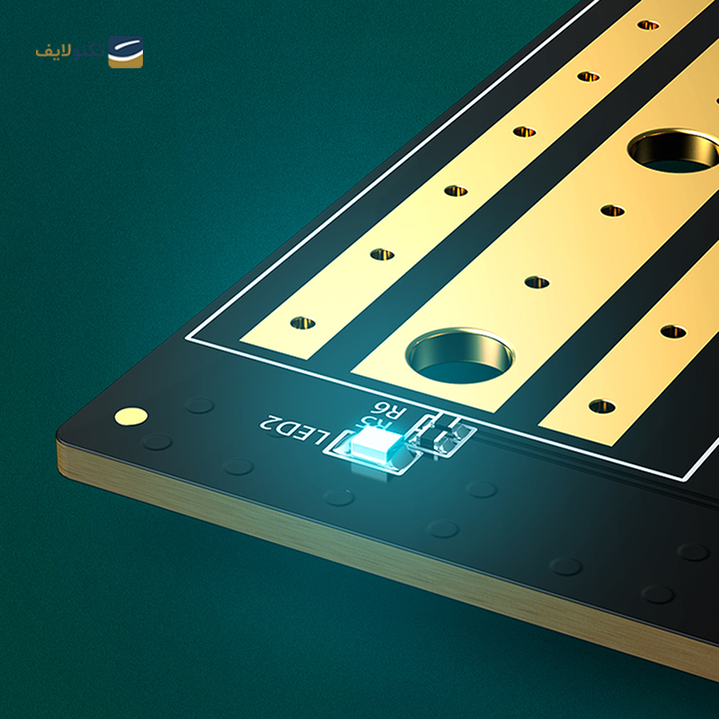 تبدیل M.2 M-Key+M.2 B-Key به PCle 3.0 4X یوگرین CM302 مدل 70504 - UGREEN CM302-70504 M.2 M-Key+M.2 B-Key to PCI-E 3.0 × 4 Expansion Card