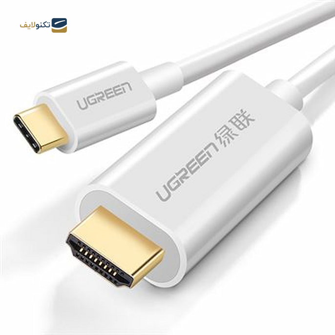 کابل تبدیل USB-C به HDMI یوگرین MM121 مدل 30841 طول 1.5 متر - UGREEN MM121 30841 USB-C to HDMI Cable 1.5m