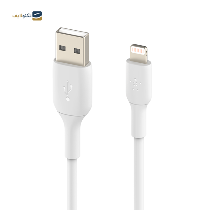 کابل تبدیل USB به لایتنینگ بلکین مدل BoostCharge CAA001bt3M طول 3 متر  - Belkin BoostCharge CAA001bt3M Lightning to USB-A Cable