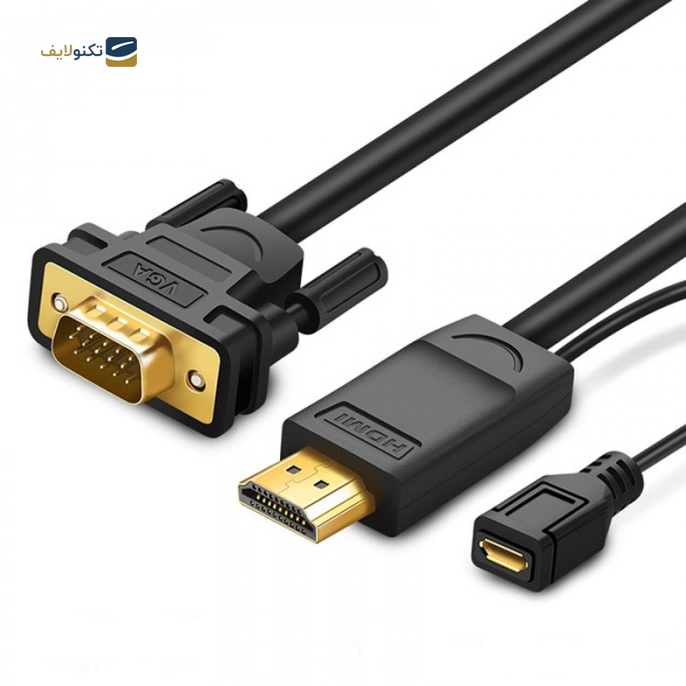 مبدل HDMI به VGA یوگرین MM101 مدل 30449 طول 1.5 متر - UGREE MM101 HDMI to VGA Converter Cable