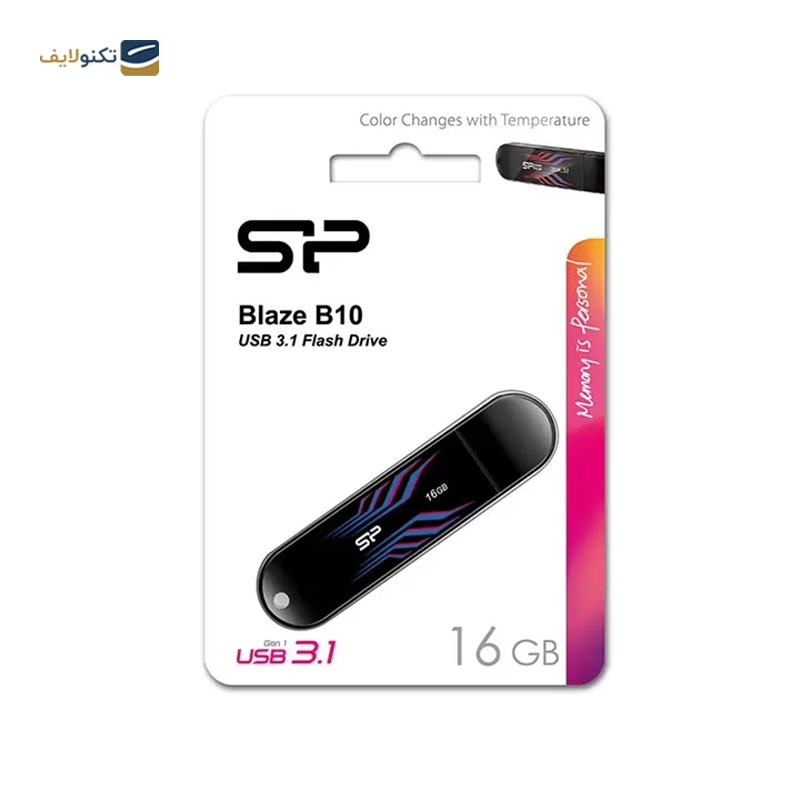 فلش مموری سیلیکون پاور مدل Blaze B10 ظرفیت 16 گیگابایت - Silicon Power Blaze B10 Flash Memory 16GB