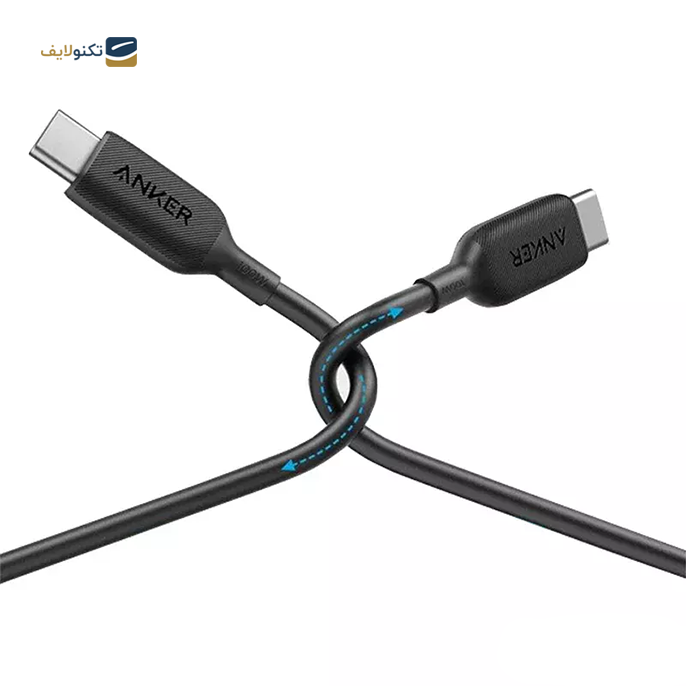 کابل دو سر تایپ سی انکر مدل PowerLine III A8856 طول 1.8 متر - Anker 1.8m PowerLine III A8856 USB-C to USB-C Cable