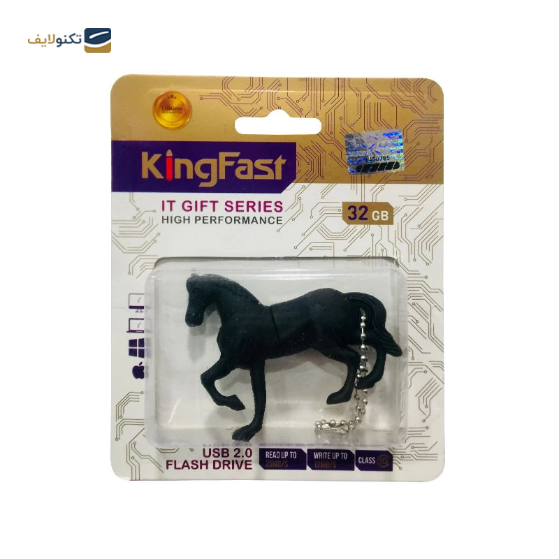 فلش مموری کینگ فست مدل HO-12 ظرفیت 32 گیگابایت - KingFast HO-12 Flash Memory - 32GB