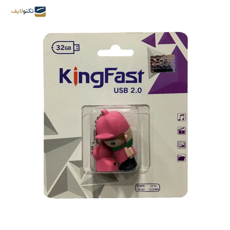 فلش مموری کینگ فست مدل GL-15 ظرفیت 32 گیگابایت - KingFast GL-15 Flash Memory - 32GB