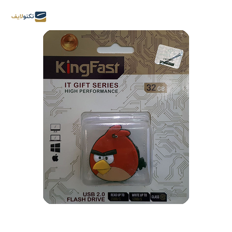 فلش مموری کینگ فست مدل AB-15 ظرفیت 32 گیگابایت - KingFast AB-15 Flash Memory - 32GB