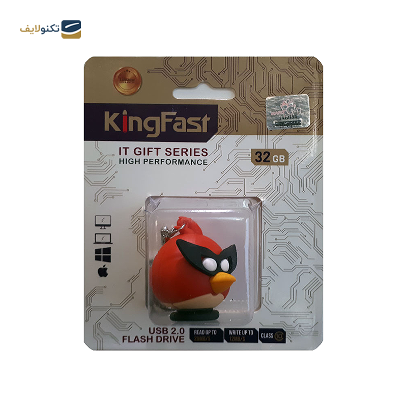 فلش مموری کینگ فست مدل AB-10 ظرفیت 32 گیگابایت - KingFast AB-10 Flash Memory - 32GB