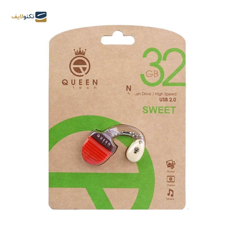 فلش مموری کوئین تک مدل Sweet ظرفیت 32 گیگابایت - Queen Tech Sweet Flash Memory - 32GB