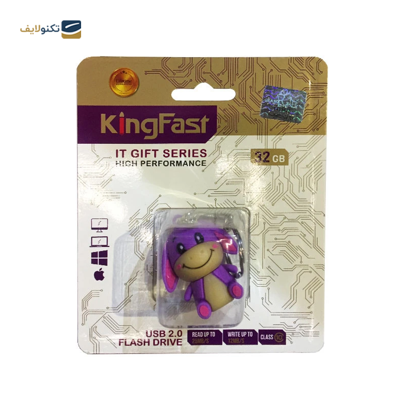 فلش مموری کینگ فست مدل DY-11 ظرفیت 32 گیگابایت - KingFast DY-11 Flash Memory - 32GB