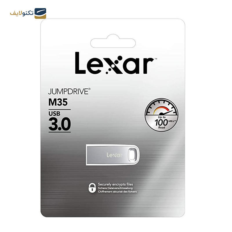 فلش مموری لکسار مدل مدل M35 ظرفیت 32 گیگابایت - Lexar M35 flash memory-32GB