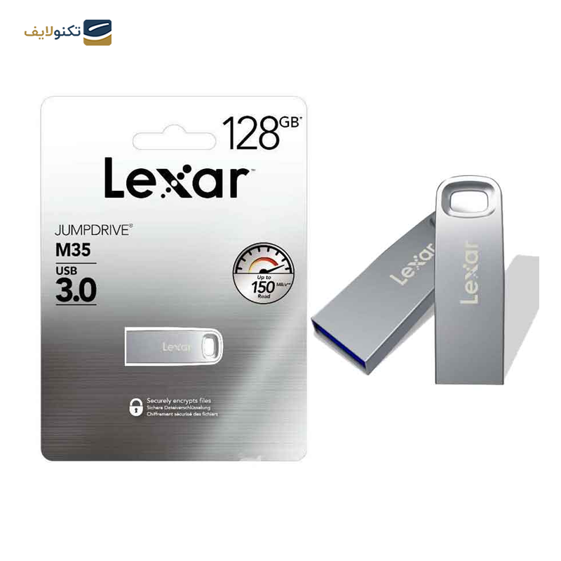  فلش مموری لکسار مدل مدل M35 ظرفیت 128 گیگابایت - Lexar M35 flash memory-128GB