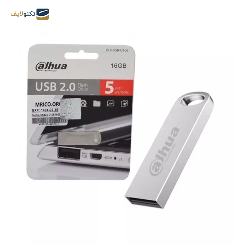 فلش مموری داهوا مدل U106-20 ظرفیت 16 گیگابایت  - Dahua U106-20 flash memory-16GB