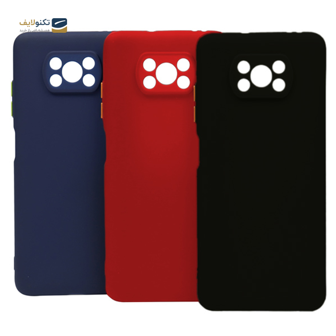 کاور سیلیکونی محافظ لنزدار مناسب برای گوشی موبایل شیائومی Poco X3 NFC/ Poco X3 Pro - Cover For Xiaomi Poco X3 NFC/ Poco X3 Pro