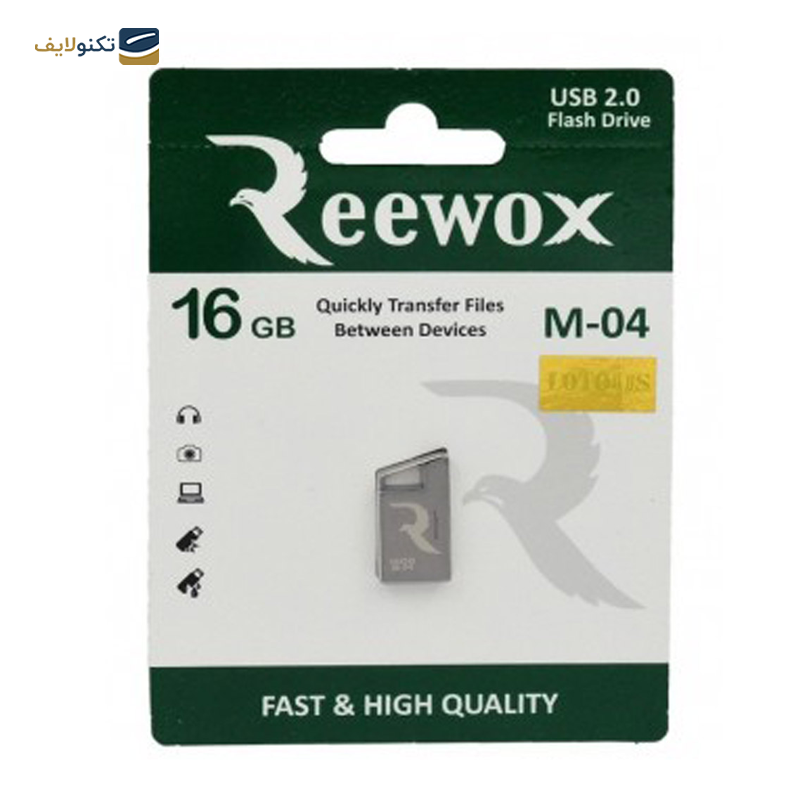 فلش مموری ریوکس مدل M-04 ظرفیت 16 گیگابایت - Reewox M-04 flash memory-16GB