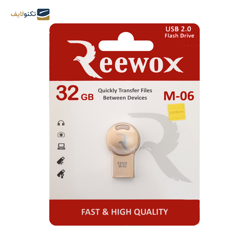 فلش مموری ریوکس مدل M-06 ظرفیت 32 گیگابایت - Reewox M-06 flash memory-32GB