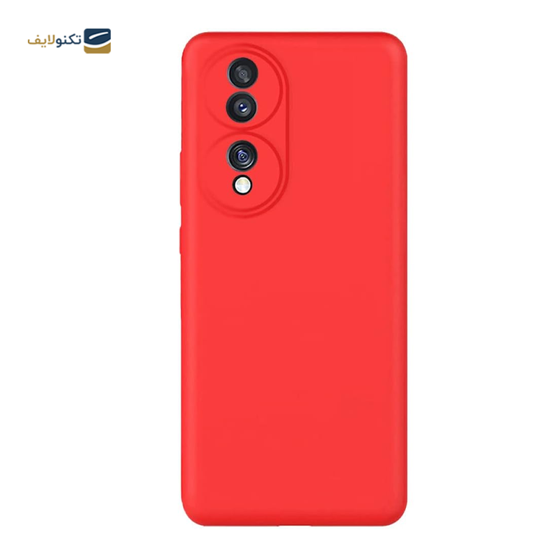 کاور گوشی آنر 70 مدل محافظ لنزدار سیلیکونی - Silicone lens protector Cover For Honor 70