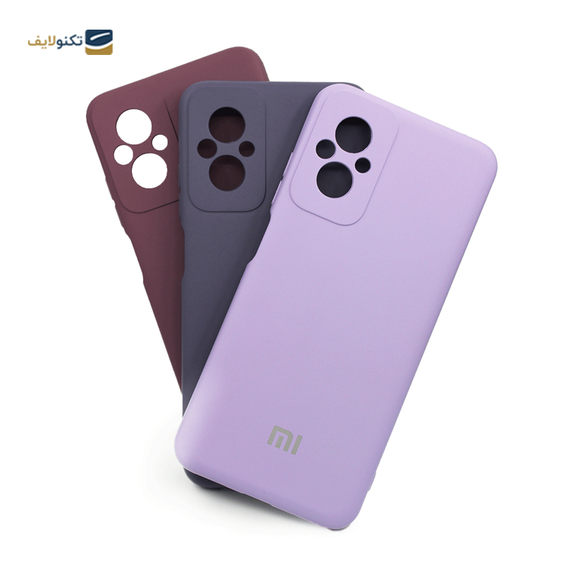 کاور گوشی پوکو M5 مدل محافظ لنزدار سیلیکونی - Silicone lens protector Cover For Poco M5  - Xiaomi Redmi 11 Prime 5G