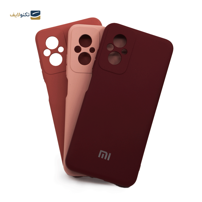 کاور گوشی پوکو M5 مدل محافظ لنزدار سیلیکونی - Silicone lens protector Cover For Poco M5  - Xiaomi Redmi 11 Prime 5G