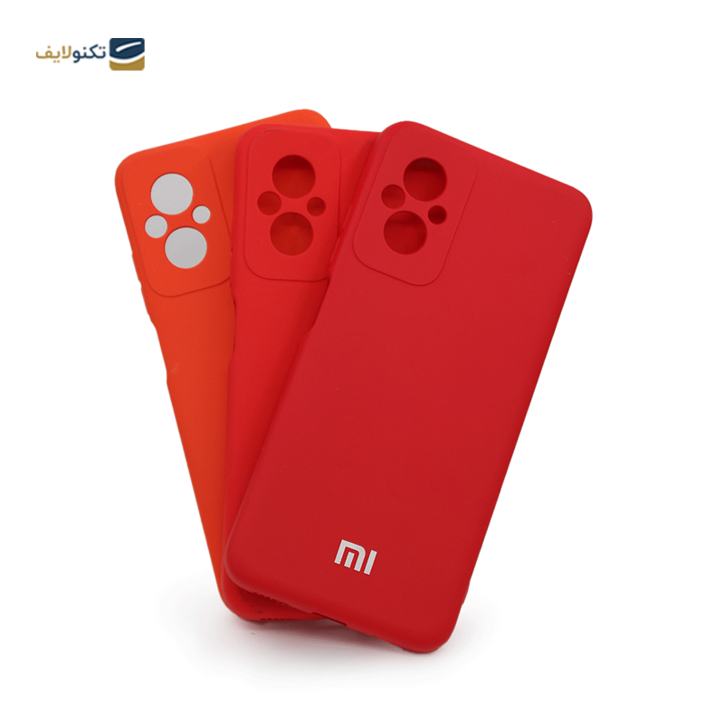 کاور گوشی پوکو M5 مدل محافظ لنزدار سیلیکونی - Silicone lens protector Cover For Poco M5  - Xiaomi Redmi 11 Prime 5G